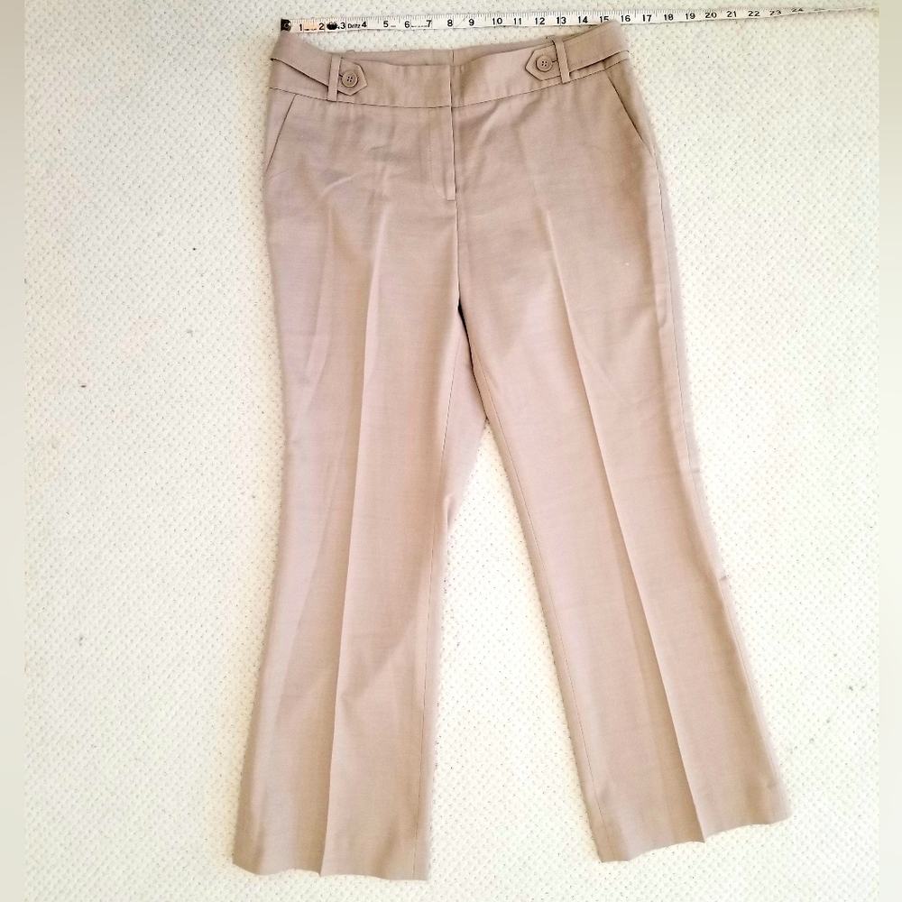 NWT Nordstrom Rack Tan Classques Entier. Trouser. Size 8